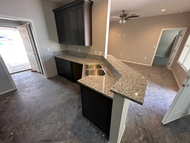 Kitchen Renovation with Custom Granite Countertops