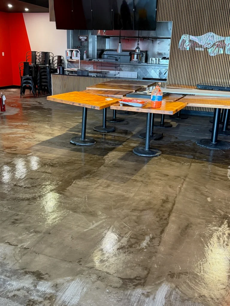 Commercial Polished Concrete Floor Installation